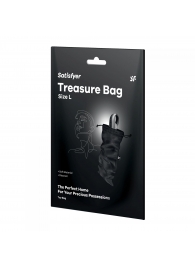 Черный мешочек для хранения игрушек Treasure Bag L - Satisfyer - купить с доставкой в Нижнекамске