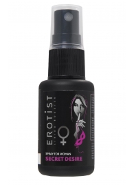 Возбуждающий спрей для женщин Erotist Secret Desire - 30 мл. - Erotist Libido Booster - купить с доставкой в Нижнекамске