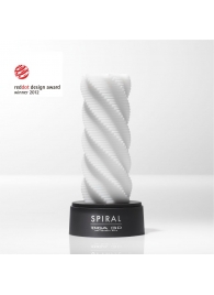Белый 3D мастурбатор SPIRAL - Tenga - в Нижнекамске купить с доставкой