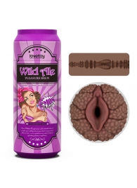 Коричневый мастурбатор-вагина Pleasure Brew Masturbator-Wild Ale в банке - Lovetoy - в Нижнекамске купить с доставкой