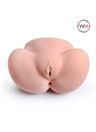 Реалистичный мастурбатор с двумя функциональными отверстиями - Erowoman-Eroman - в Нижнекамске купить с доставкой