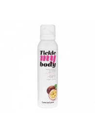 Массажная хрустящая пенка Tickle my body с ароматом маракуйи - 150 мл. - Love to Love - купить с доставкой в Нижнекамске