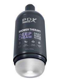 Мастурбатор в бутылке Shower Therapy Deep Cream - Pipedream - в Нижнекамске купить с доставкой