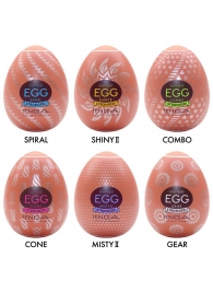 Набор из 6 мастурбаторов-яиц Tenga Egg Variety Pack V - Tenga - в Нижнекамске купить с доставкой