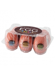 Набор из 6 мастурбаторов-яиц Tenga Egg Variety Pack V - Tenga - в Нижнекамске купить с доставкой