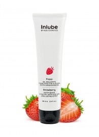 Лубрикант на водной основе Nuei Inlube с алоэ вера и ароматом клубники - 100 мл. - Nuei cosmetics - купить с доставкой в Нижнекамске