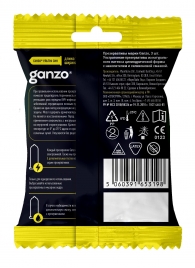 Ультратонкие презервативы Ganzo Ultra thin в мягкой упаковке - 3 шт. - Ganzo - купить с доставкой в Нижнекамске