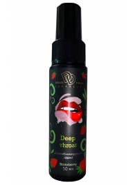 Спрей для горла Deep Throat с десенсибилизирующим эффектом и вкусом клубники - 50 мл. - БиоМед - купить с доставкой в Нижнекамске
