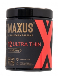 Ультратонкие презервативы MAXUS Ultra Thin - 12 шт. - Maxus - купить с доставкой в Нижнекамске