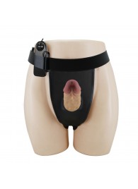 Полый вибрострапон на регулируемых трусиках Draven - 17,5 см. - Baile - купить с доставкой в Нижнекамске