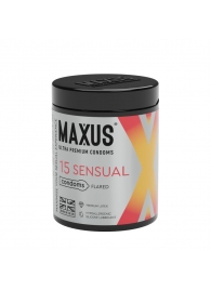 Анатомические презервативы MAXUS Sensual - 15 шт. - Maxus - купить с доставкой в Нижнекамске