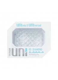 Прозрачный мастурбатор-стимулятор Tenga Uni Diamond - Tenga - в Нижнекамске купить с доставкой