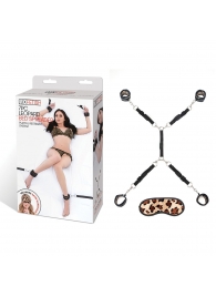 Леопардовая фиксация на матрас для рук и ног Classic Bedspreader - Lux Fetish - купить с доставкой в Нижнекамске