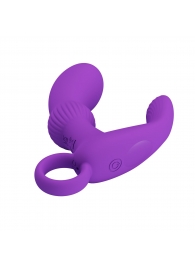 Фиолетовый вибромассажёр для массажа простаты Cayla - 11,2 см. - Baile - в Нижнекамске купить с доставкой