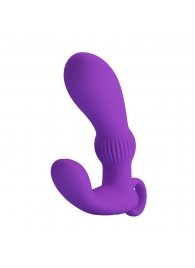 Фиолетовый вибромассажёр для массажа простаты Cayla - 11,2 см. - Baile - в Нижнекамске купить с доставкой