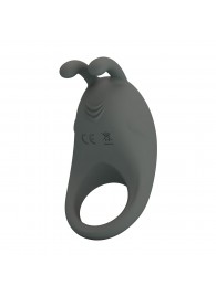 Серое эрекционное кольцо с вибрацией Master Ring - Baile - в Нижнекамске купить с доставкой