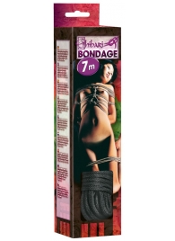 Чёрная веревка для связывания - 700 см. - Orion - купить с доставкой в Нижнекамске