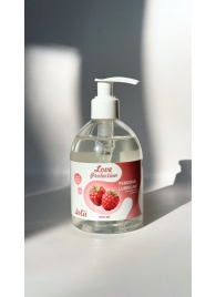 Лубрикант на водной основе Love Protection Raspberry с ароматом малины - 300 мл. - Lola Games - купить с доставкой в Нижнекамске