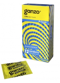 Классические презервативы с обильной смазкой Ganzo Classic - 12 шт. - Ganzo - купить с доставкой в Нижнекамске