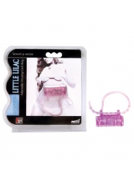 Эрекционное кольцо с вибратором LITTLE LILAC - Dream Toys - в Нижнекамске купить с доставкой