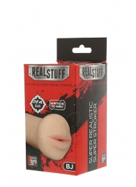 Нежный мастурбатор-ротик REALSTUFF 5INCH MASTURBATOR BJ - Dream Toys - в Нижнекамске купить с доставкой