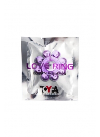 Мягкая фиолетовая гелевая насадка - Toyfa Basic - в Нижнекамске купить с доставкой