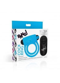 Голубое эрекционное виброкольцо 28X Remote Control Vibrating Cock Ring   Bullet - XR Brands - в Нижнекамске купить с доставкой