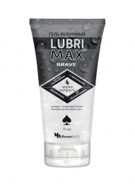 Водно-силиконовый интимный гель-смазка Lubrimax Brave - 75 мл. - ИнтелБИО - купить с доставкой в Нижнекамске