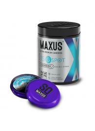 Гладкие презервативы Maxus G spot с двойной спиралью - 15 шт. - Maxus - купить с доставкой в Нижнекамске