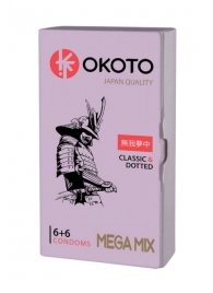 Презервативы OKOTO Mega Mix - 12 шт. - Sitabella - купить с доставкой в Нижнекамске