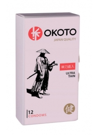 Тонкие презервативы OKOTO Ultra Thin - 12 шт. - Sitabella - купить с доставкой в Нижнекамске