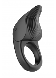 Черное эрекционное виброкольцо Vibro Lust Ring - MALESATION - в Нижнекамске купить с доставкой