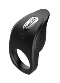 Черное эрекционное виброкольцо Vibro Lust Ring - MALESATION - в Нижнекамске купить с доставкой