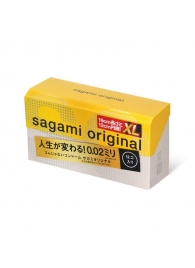 Презервативы увеличенного размера Sagami Original 0.02 XL-size - 12 шт. - Sagami - купить с доставкой в Нижнекамске