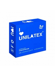 Классические презервативы Unilatex Natural Plain - 3 шт. - Unilatex - купить с доставкой в Нижнекамске