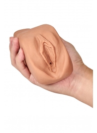 Маструбатор-вагина с вибрацией Soft   Wet Renata Realistic Tan Masturbator - Blush Novelties - в Нижнекамске купить с доставкой