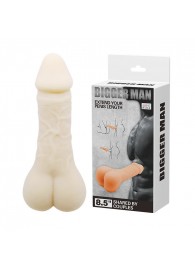 Мастурбатор-насадка Bigger Man - 21,5 см. - Baile - в Нижнекамске купить с доставкой