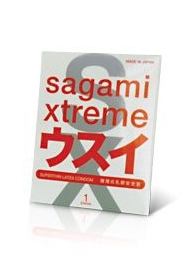 Ультратонкий презерватив Sagami Xtreme SUPERTHIN - 1 шт. - Sagami - купить с доставкой в Нижнекамске