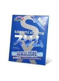 Презерватив Sagami Xtreme FEEL FIT 3D - 1 шт. - Sagami - купить с доставкой в Нижнекамске