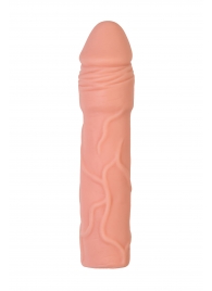 Телесная удлиняющая насадка с подхватом - 19 см. - ToyFa - в Нижнекамске купить с доставкой