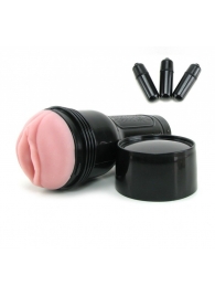 Мастурбатор-вагина Fleshlight - Vibro Pink Lady Touch с вибрацией - Fleshlight - в Нижнекамске купить с доставкой