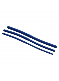 Набор из 3 синих силиконовых уретральных расширителей Invasion Silicone Urethral Sound Trainer Set - XR Brands - купить с доставкой в Нижнекамске