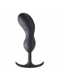 Черный массажер простаты с утяжелителями Premium Silicone Weighted Prostate Plug XL - 20,8 см. - XR Brands - в Нижнекамске купить с доставкой