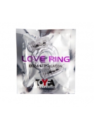 Прозрачное виброкольцо с двумя вибропульками - Toyfa Basic - в Нижнекамске купить с доставкой