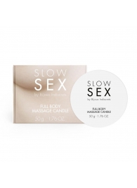 Массажная свеча для всего тела Slow Sex - 50 гр. - Bijoux Indiscrets - купить с доставкой в Нижнекамске