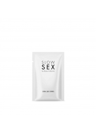 Полоски для орального секса Slow Sex Oral Sex Strips - 7 шт. - Bijoux Indiscrets - купить с доставкой в Нижнекамске