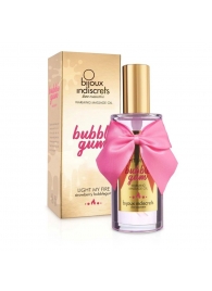 Разогревающее массажное масло Light My Fire Bubble Gum с ароматом бабл-гам - 100 мл. - Bijoux Indiscrets - купить с доставкой в Нижнекамске