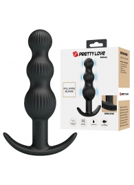Черный анальный вибростимулятор Sidney - 10,9 см. - Baile