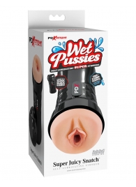 Мастурбатор-вагина в колбе Super Juicy Snatch - Pipedream - в Нижнекамске купить с доставкой