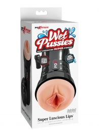 Мастурбатор-вагина в колбе Super Luscious Lips - Pipedream - в Нижнекамске купить с доставкой